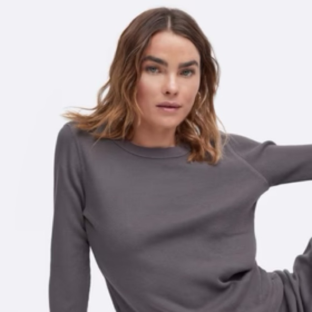 Mate the label crew neck thermal xs